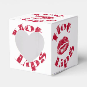 Caja Para Regalos Labios calientes, labios rojos