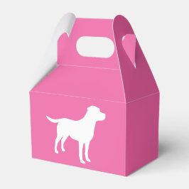 Caja Para Regalos Labrador Theme Dog Baby Shower Pink Lab