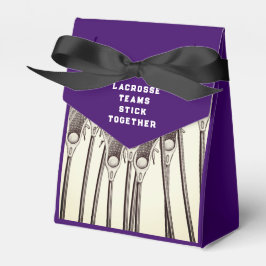 Caja Para Regalos Lacrosse Team Purple Favor Box