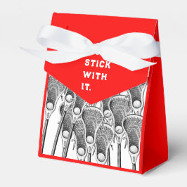 Caja Para Regalos Lacrosse Team Red Favor Box