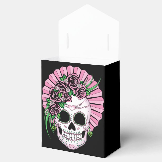 Caja Para Regalos Lady Sugar Skull (Abierto)