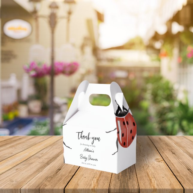 Caja Para Regalos Ladybug Baby Shower (Subido por el creador)