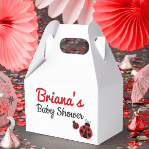 Caja Para Regalos Ladybug Baby Shower o Cumpleaños