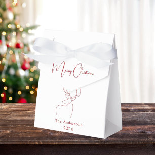 Caja Para Regalos Lágrimas rojas abstractas Navidades modernos