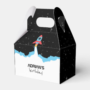 Caja Para Regalos Lanzamiento de cohetes en el espacio ultraterrestr