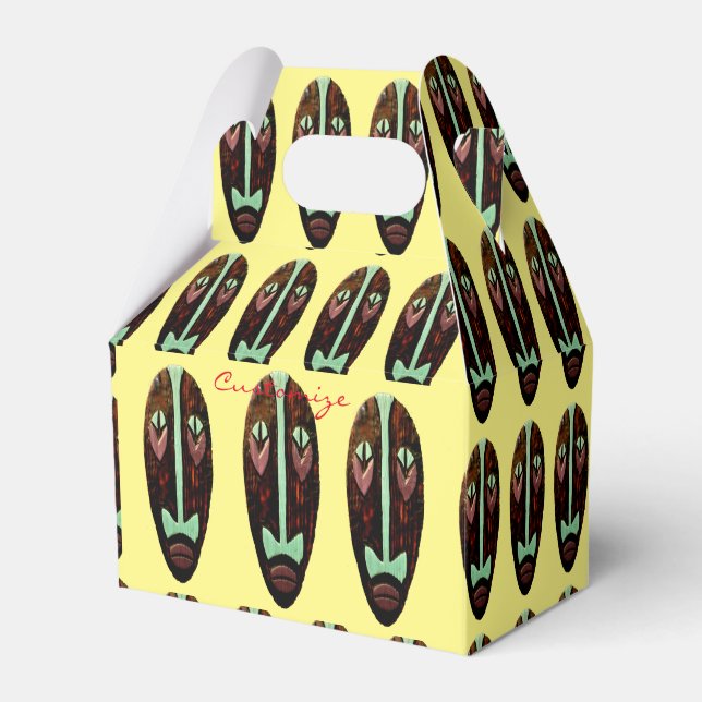 Caja Para Regalos Larga máscara tiki Thunder_Cove (Front Side)