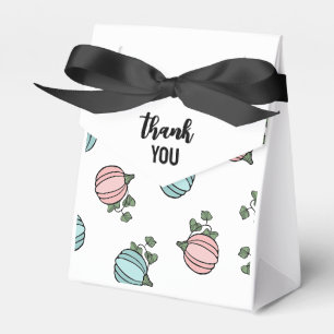 Caja Para Regalos Las calabazas rosas y azules revelan el género gra