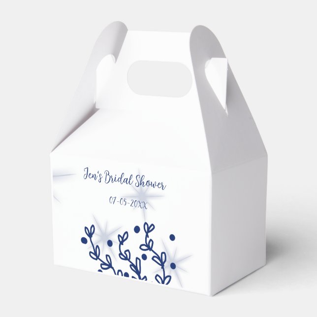 Caja Para Regalos Las estrellas azules dejan una lujosa ducha de nov (Front Side)