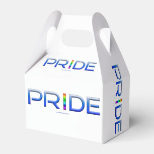 Caja Para Regalos Las letras metálicas de la palabra orgullo de Slip