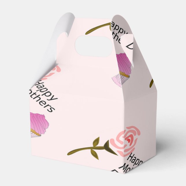 Caja Para Regalos Las madres toman pastel rosa (Front Side)