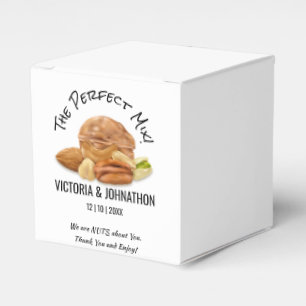 Caja Para Regalos Las Nueces De Mezcla Perfecta Gracias Boda