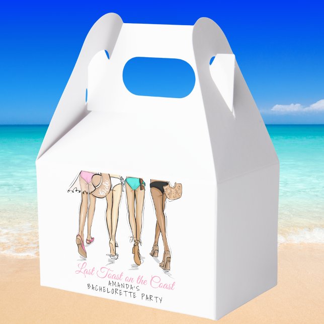 Caja Para Regalos Last Toast on the Coast Beach Bikini Bachelorette (Subido por el creador)