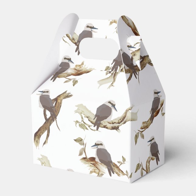Caja Para Regalos Laughing Kookaburra Australian Bird Eucalyptus (Front Side)