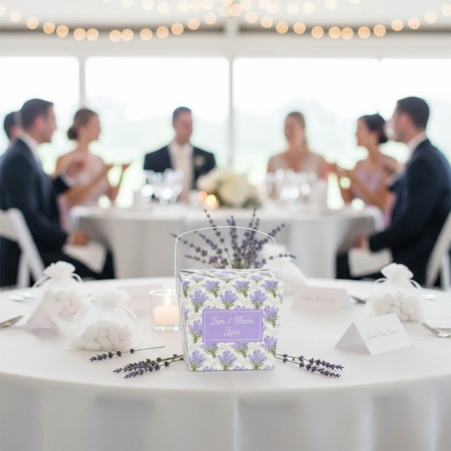 Caja Para Regalos Lavanda Personalizada (Subido por el creador)