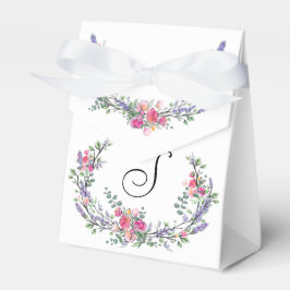 Caja Para Regalos Lavanda Rosa y eucalipto rosado