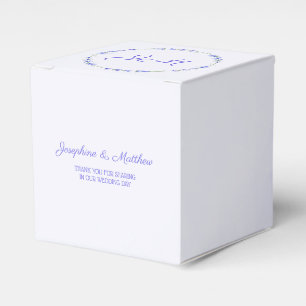 Caja Para Regalos Lavender Boda Monograma de Wreath Floral