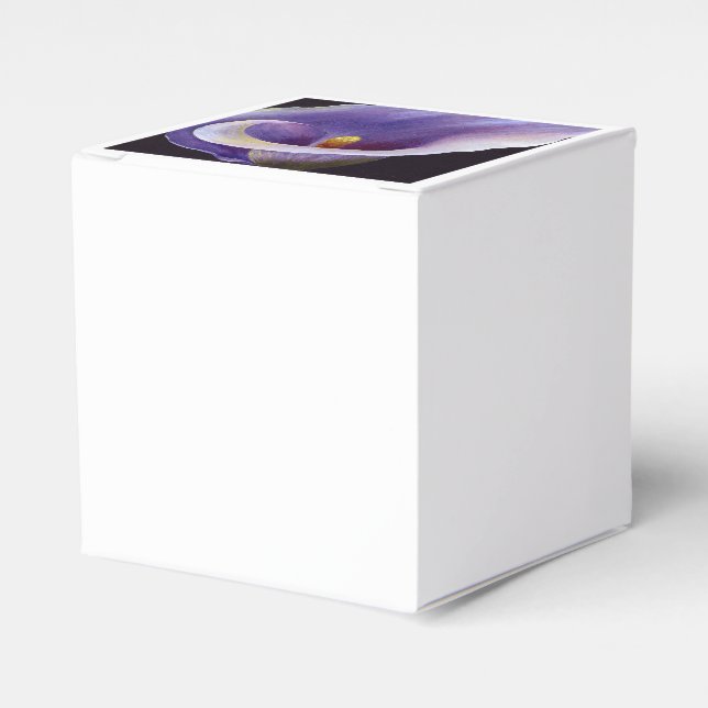 Caja Para Regalos Lavender Calla Lily (Costado Anverso)