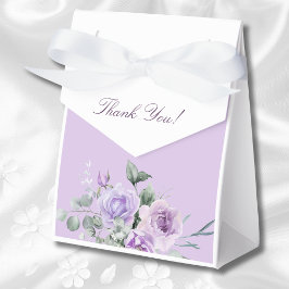 Caja Para Regalos Lavender Floral Baby Shower Gracias