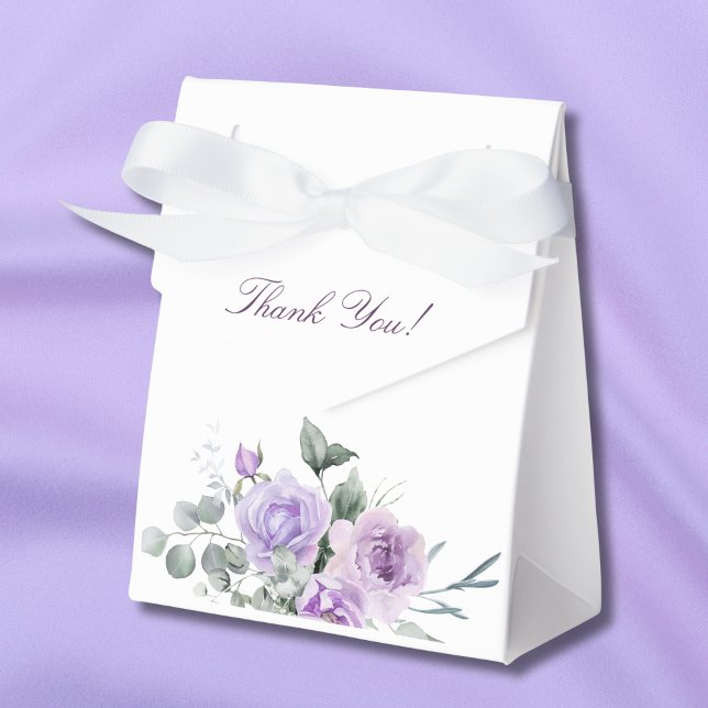 Caja Para Regalos Lavender Floral Peony Bridal Shower (Subido por el creador)
