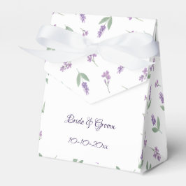 Caja Para Regalos Lavender & Lilac Floral Arch Wedding Favor Boxes