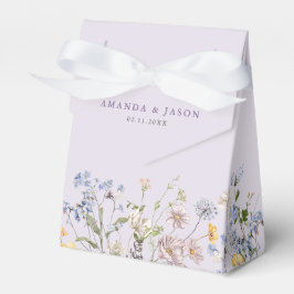 Caja Para Regalos Lavender Spring Wildflower Meadow Garden Wedding 