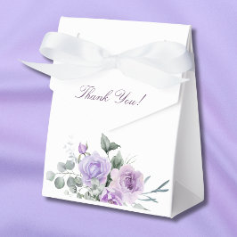 Caja Para Regalos Lavender Watercolor Floral Baby Shower