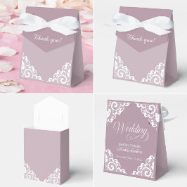 Caja Para Regalos Lazo blanco