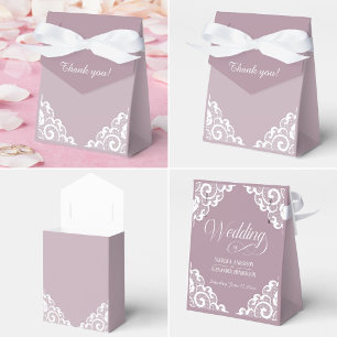 Caja Para Regalos Lazo blanco