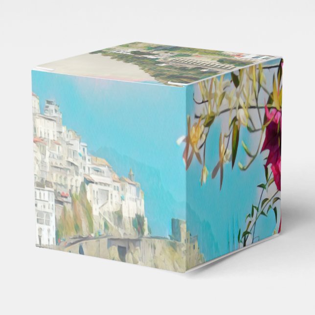 Caja Para Regalos ldp AMALFI - panorama - costa de Amalfi - (Costado Anverso)