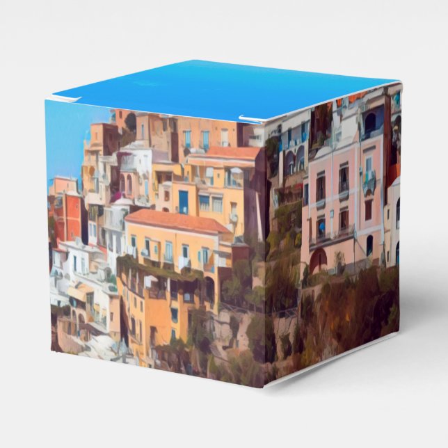 Caja Para Regalos ldp POSITANO - Costa Amalfitana - Panorama (Costado Anverso)
