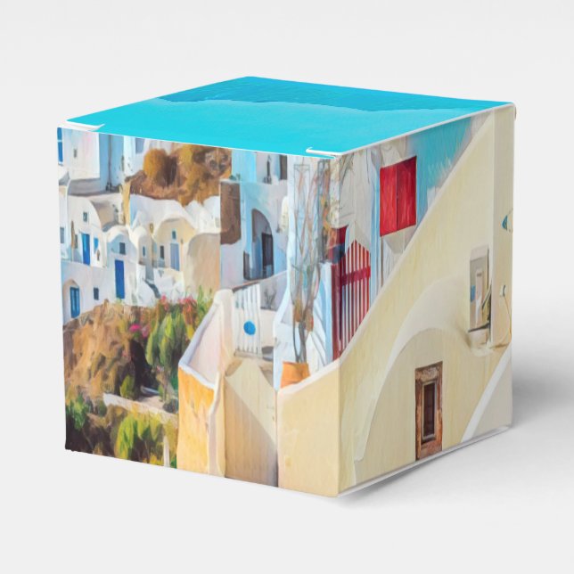 Caja Para Regalos ldp SANTORINI - panorama - (Costado Anverso)