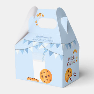 Caja Para Regalos Leche y cookies