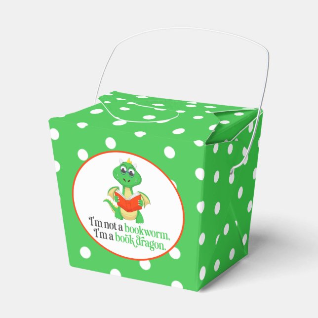 Caja Para Regalos Lectura divertida de libros - Gusano de libros (Front Side)