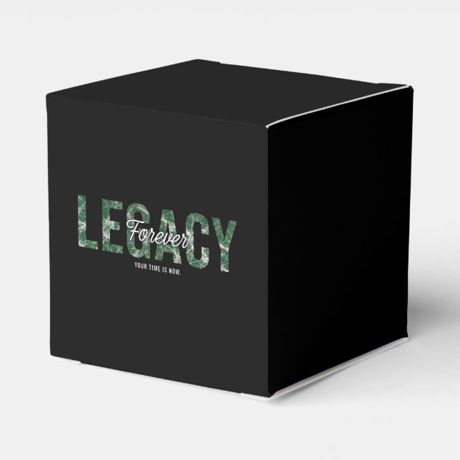 Caja Para Regalos Legacy Forever Motivational Quote Art (Reverso Costado)