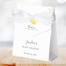 Lemon Baby Shower Elegant Watercolor Moderno