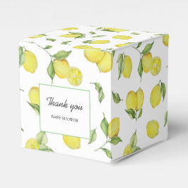 Caja Para Regalos Lemon Baby Shower Gracias