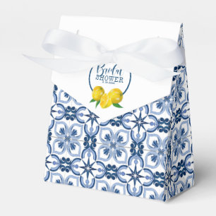 Caja Para Regalos Lemon Positano Italiano Blue Tile