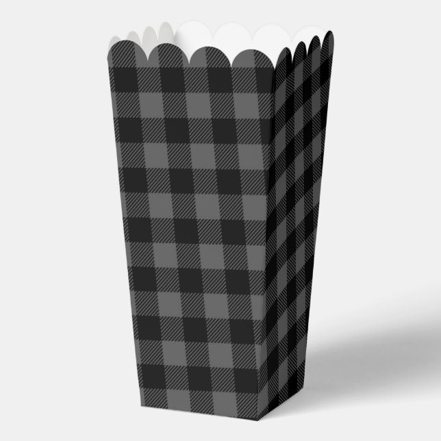 Caja Para Regalos Leñador - Estampado de Cuadros 5a (Anverso)
