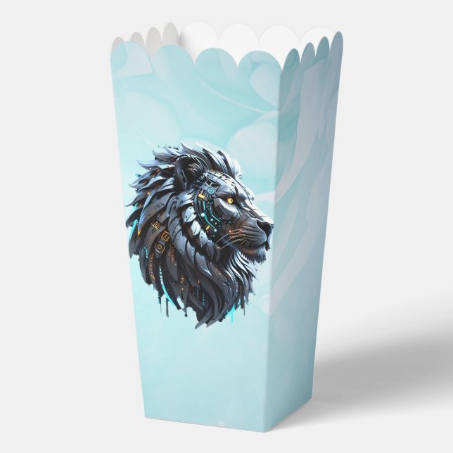 Caja Para Regalos León cibernético La fusión del poder y la tecnolog (Anverso)