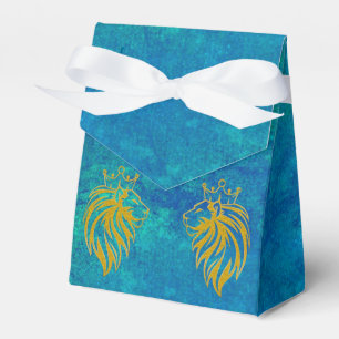 Caja Para Regalos León con corona - Estilo de oro 2
