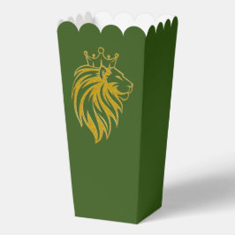 Caja Para Regalos León con Corona - Estilo Oro 2