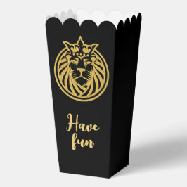Caja Para Regalos León con Corona - Estilo Oro 4