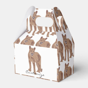 Caja Para Regalos León de la montaña Cougar Puma Thunder_Cove