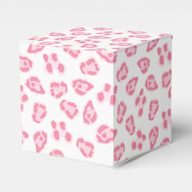 Caja Para Regalos Leopard Dot in Pink (Costado Anverso)