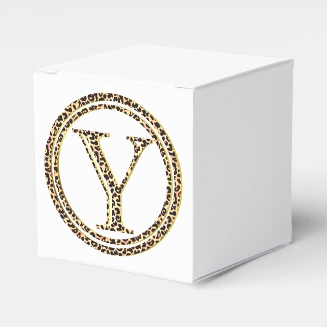 Caja Para Regalos Leopard Y (Costado Anverso)