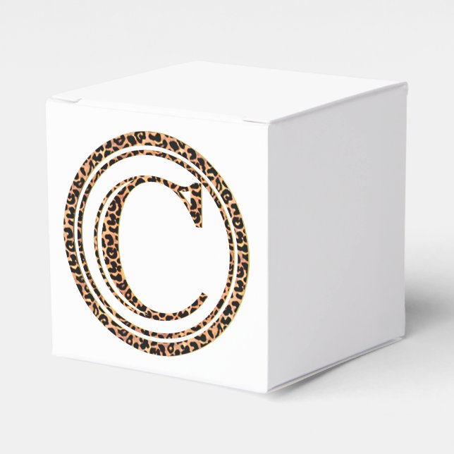 Caja Para Regalos leopardo C (Costado Anverso)