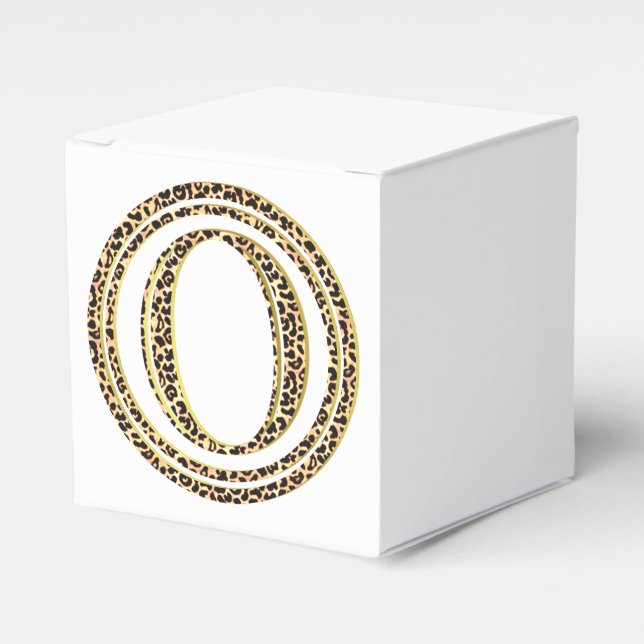 Caja Para Regalos Leopardo O (Costado Anverso)