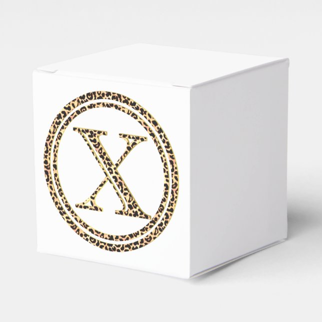 Caja Para Regalos Leopardo X (Costado Anverso)