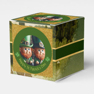 Caja Para Regalos Leprechaun en miniatura Día de San Patricio CFB