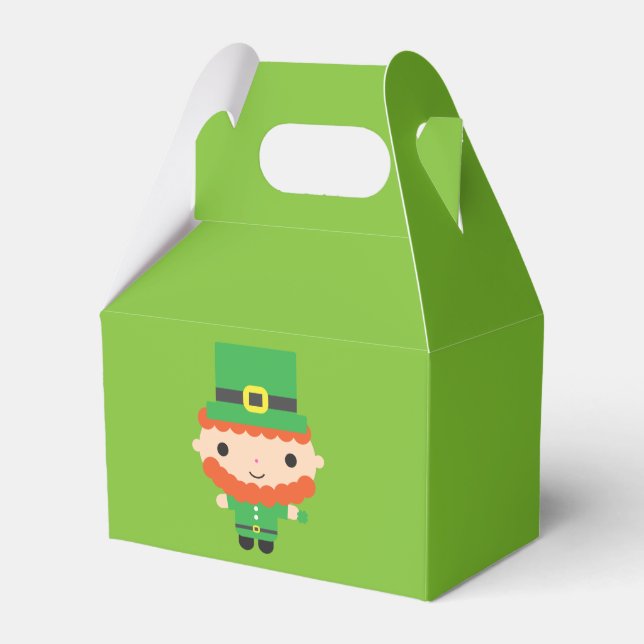 Caja Para Regalos Leprechaun Favor Box (Front Side)